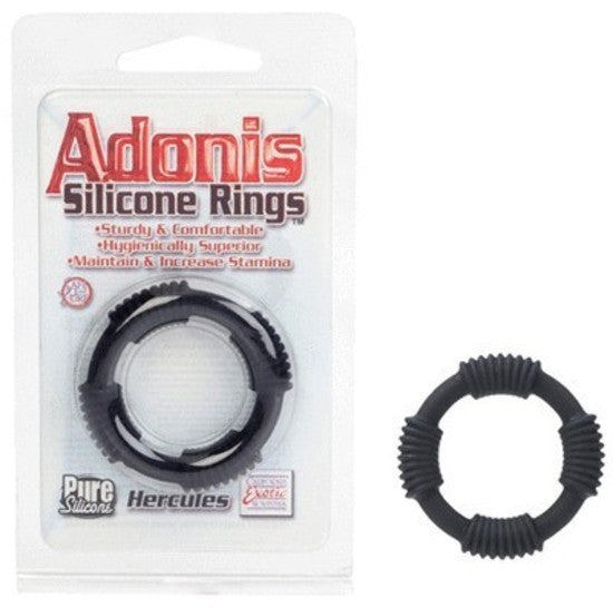 Adonis Silicone Ring Hercules - Black