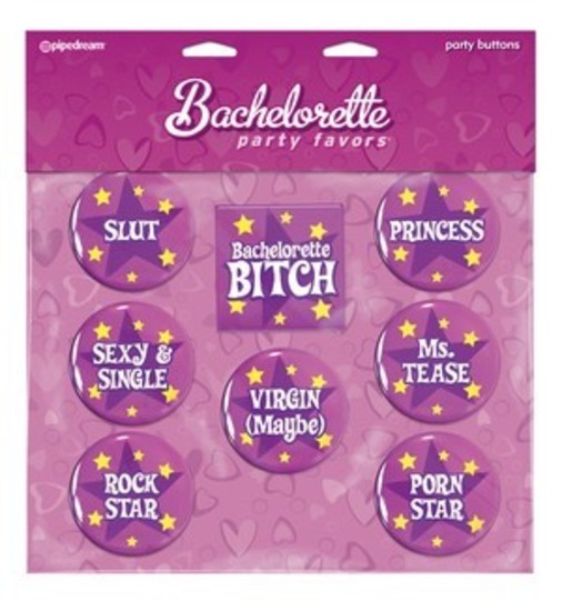 Bachelorette Party Favours - Buttons