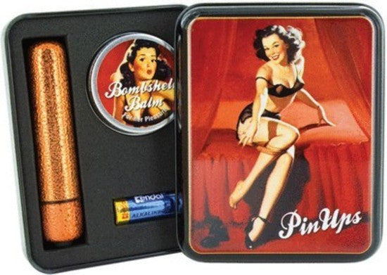 Pin Ups Bronze Betty Glitter Bullet and Bombshell Balm Gift Set