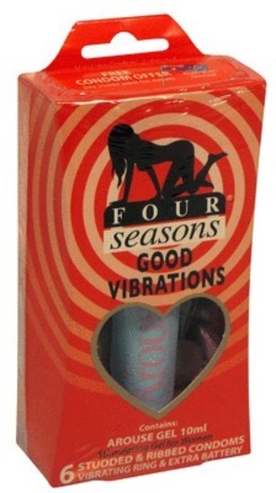 4 Seasons 6s Good Vibrations Condoms (6 pk)