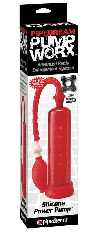 PUMP WORX - Silicone Power Pump Red