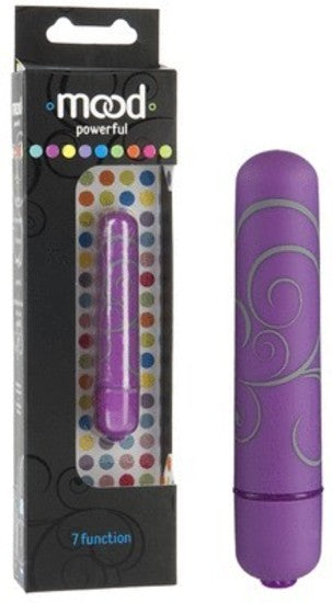 Mood Powerful 7 Function Bullets - Small - Purple