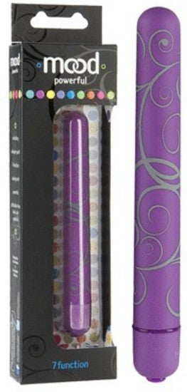 Mood Powerful 7 Function Bullets - Large - Purple