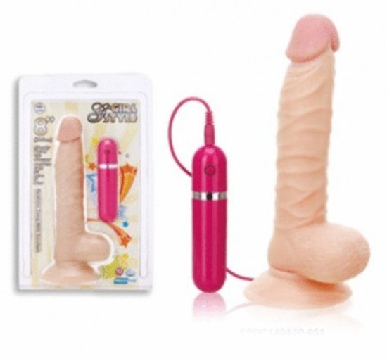 10 Function Realistic Dong 8 in. with Suction Base