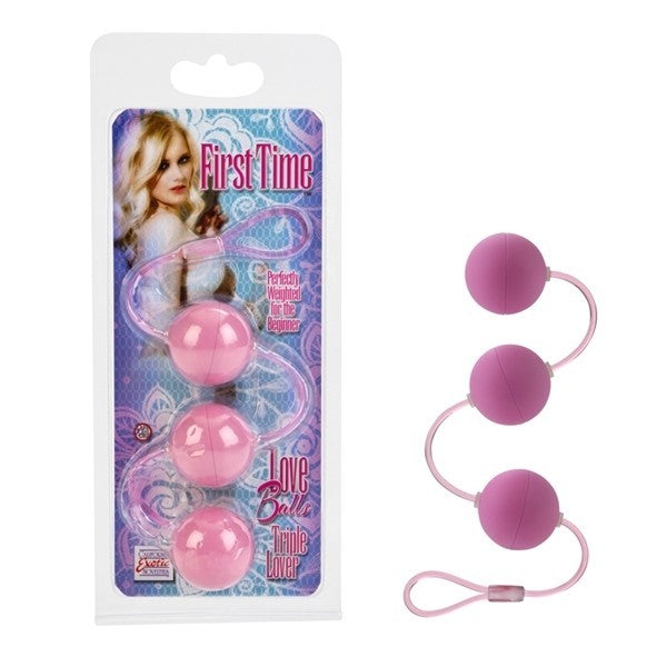 First Time Love Balls Triple Lover - Pink