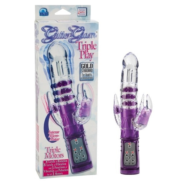 Glitter Glam Triple Play - Purple