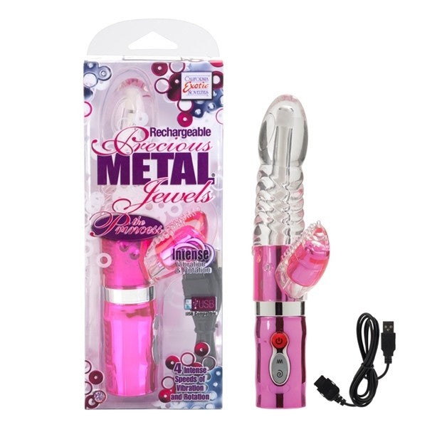 Rechargeable Precious Metal Jewels The Princess - Pink