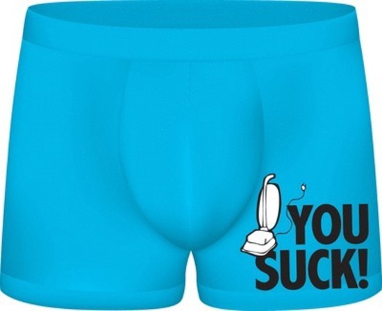 S-Line Funny Boxers You Suck