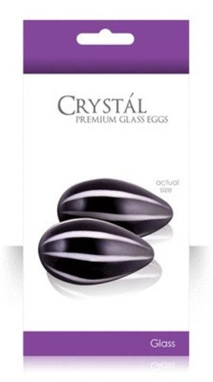 Crystal Kegel Eggs - Black