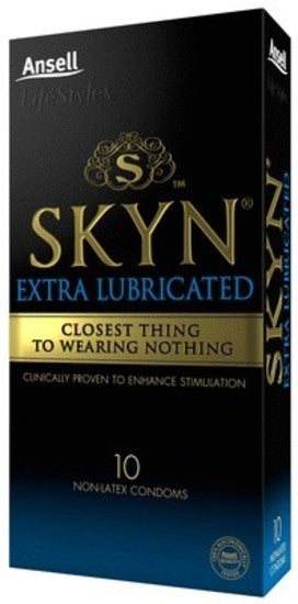Ansell LifeStyles SKYN Extra Lubricanted Condoms 10pk