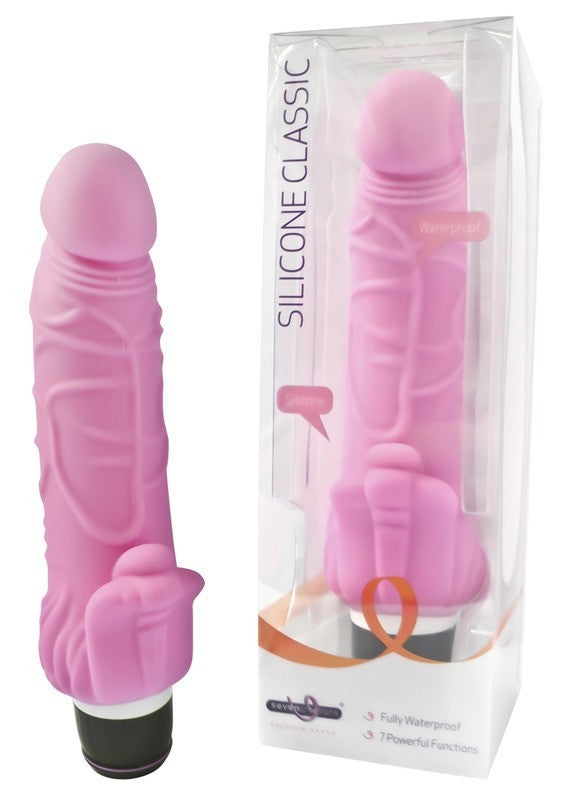 Silicone Classic Clit Stimulator 035 Seven Functions Pink