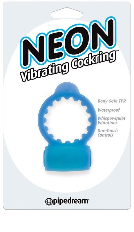Neon Cock Ring Blue