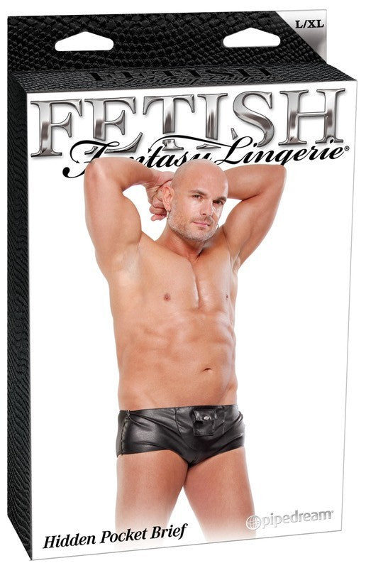 Fetish Fantasy Mens Lingerie Hidden Pocket Brief Large/1XL