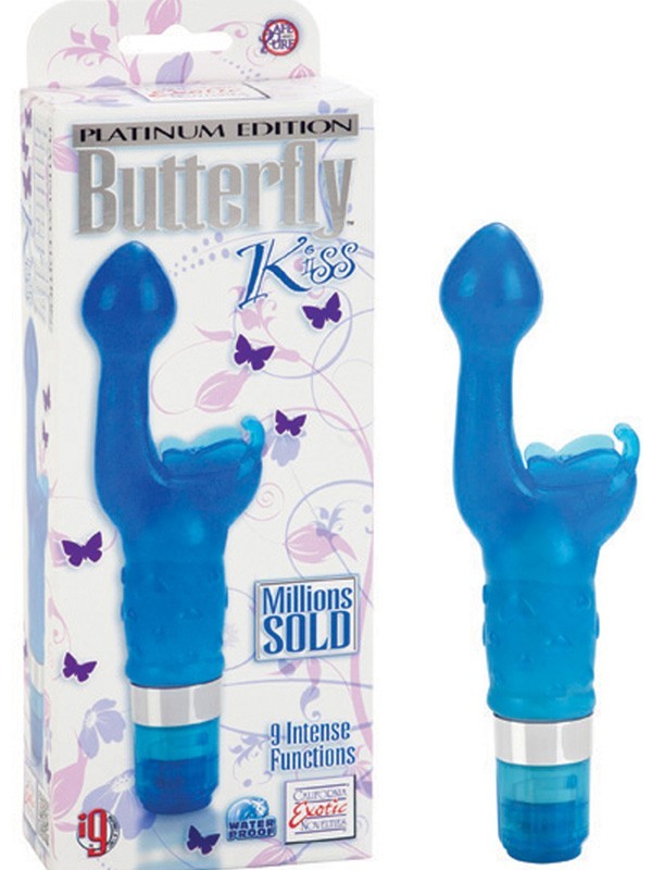 Platinum Butterfly Kiss Blue