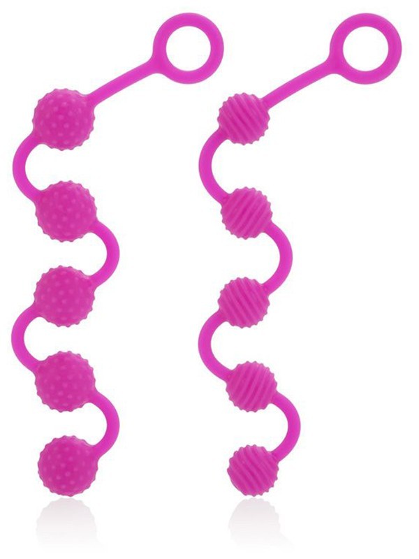 Posh Silicone O Beads Pink