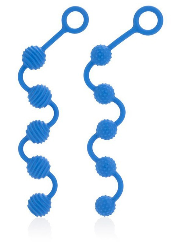 Posh Silicone O Beads Blue