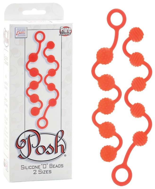 Posh Silicone O Beads - Orange