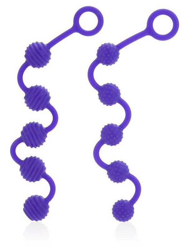 Posh Silicone O Beads Purple