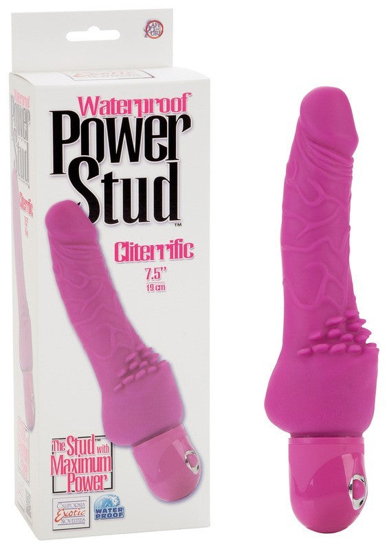 Waterproof Power Stud Cliterrific - Pink