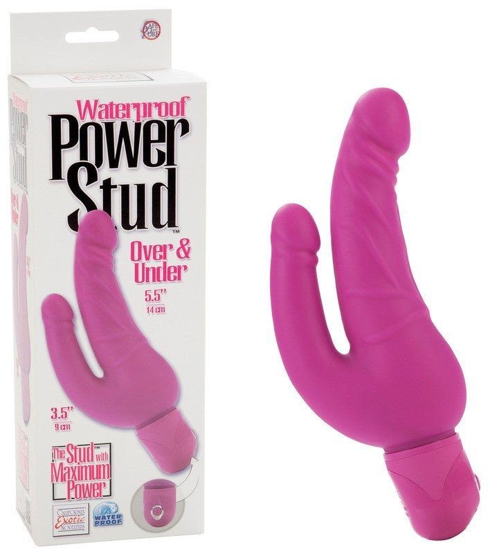 Waterproof Power Stud Over & Under - Pink