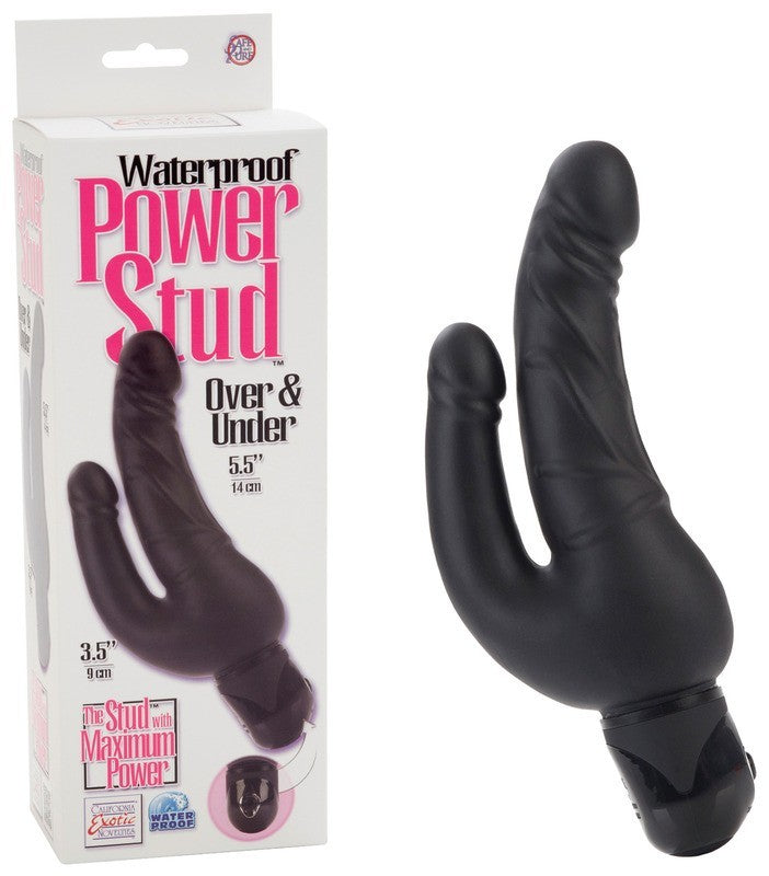 Waterproof Power Stud Over & Under - Black