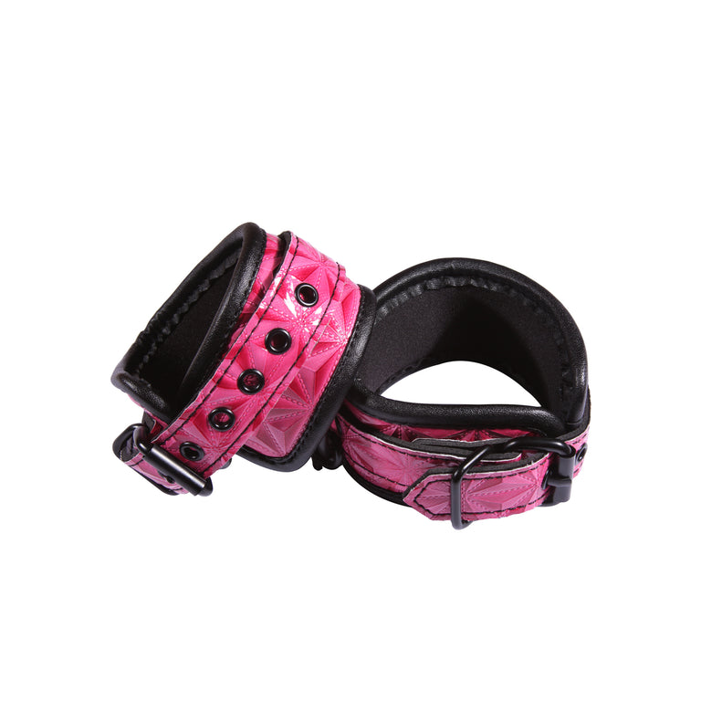 Sinful Pink Ankle Cuffs