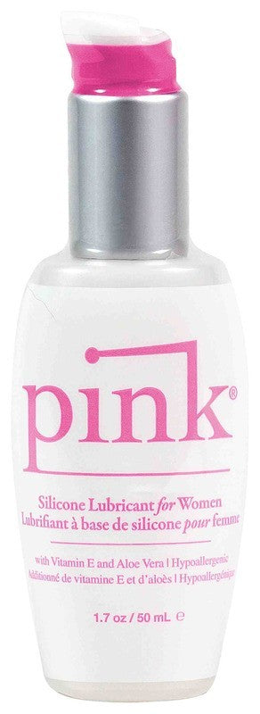 Pink Silicone 1.7oz Plastic (50ml)