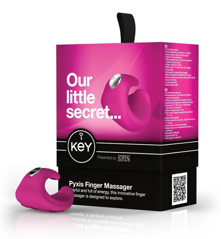 Key- Pyxis  Finger Massager- Raspberry Pink