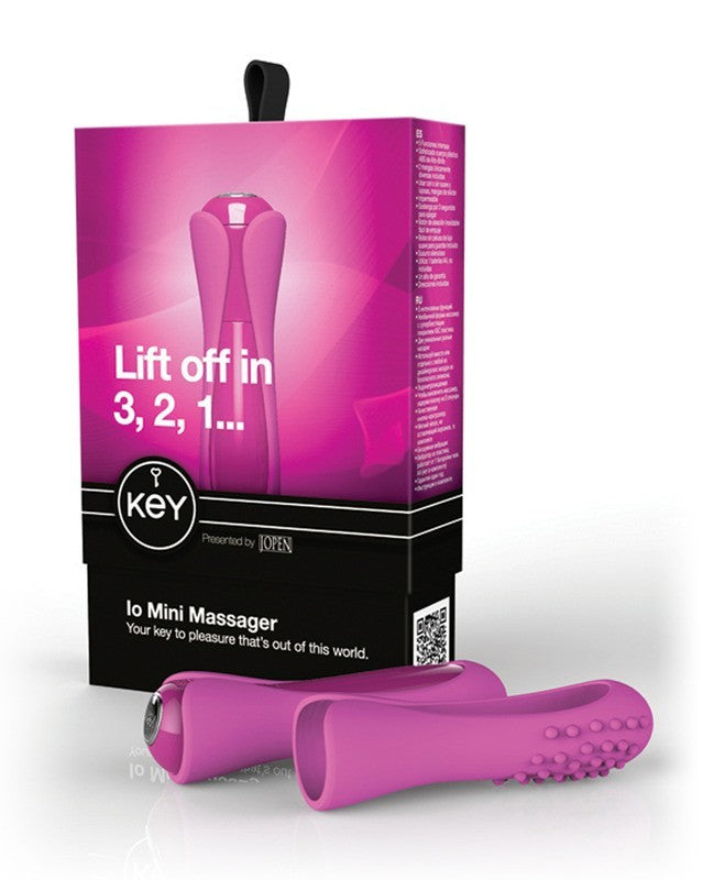 Key- Io Mini Massager- Raspberry Pink