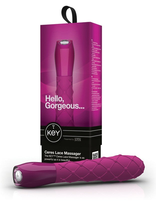 Key- Ceres Lace Texture Vibe - Raspberry Pink