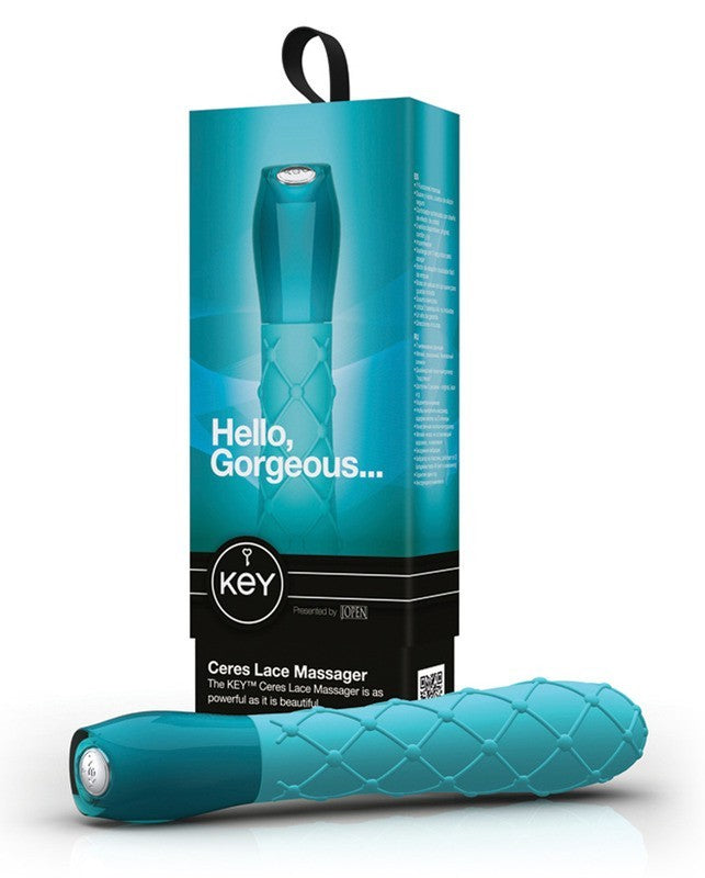 Key- Ceres Lace Texture Vibe- Robin Egg Blue