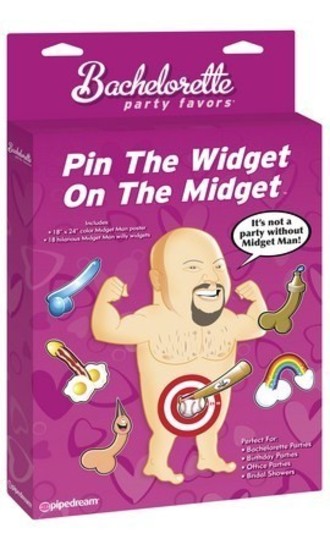 Bachelorette Party Pin the Widget on the Midget
