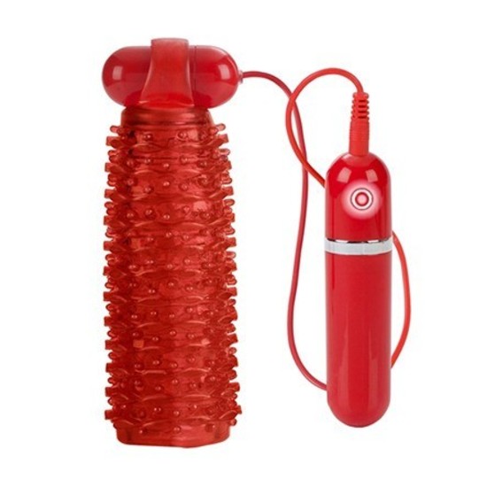 10-Function Adonis Vibrating Stroker - Red