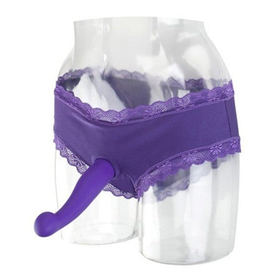Silicone Love Rider Hipster Harness with Probe