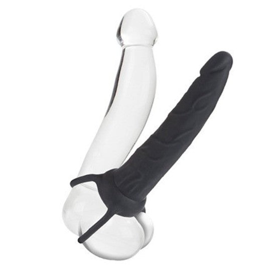 Silicone Love Rider Dual Penetrator - Black