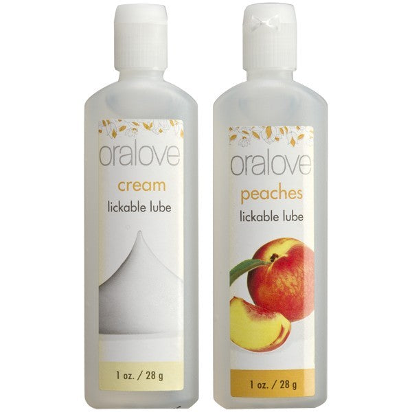 Oralove Oral Delight Lubricant 2 pack Peaches and Cream