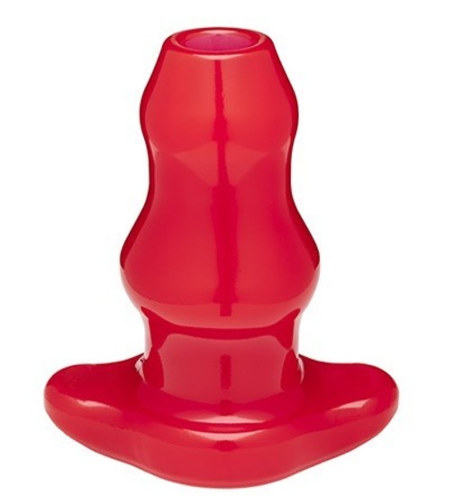 Double Tunnel Plug - Medium Red