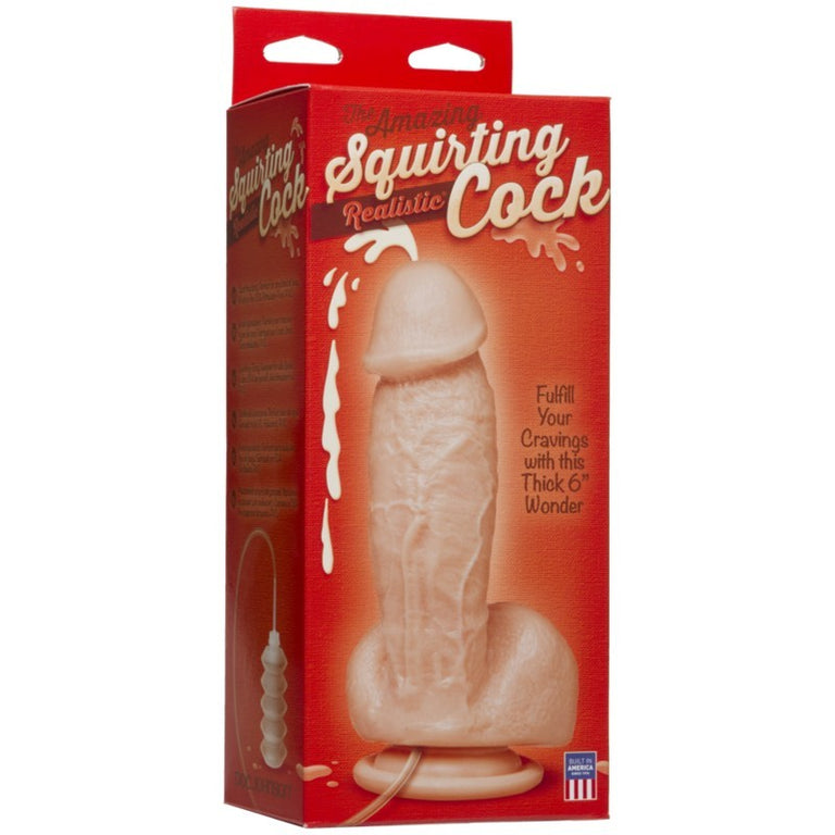 The Amazing Squirting Realistic Cock