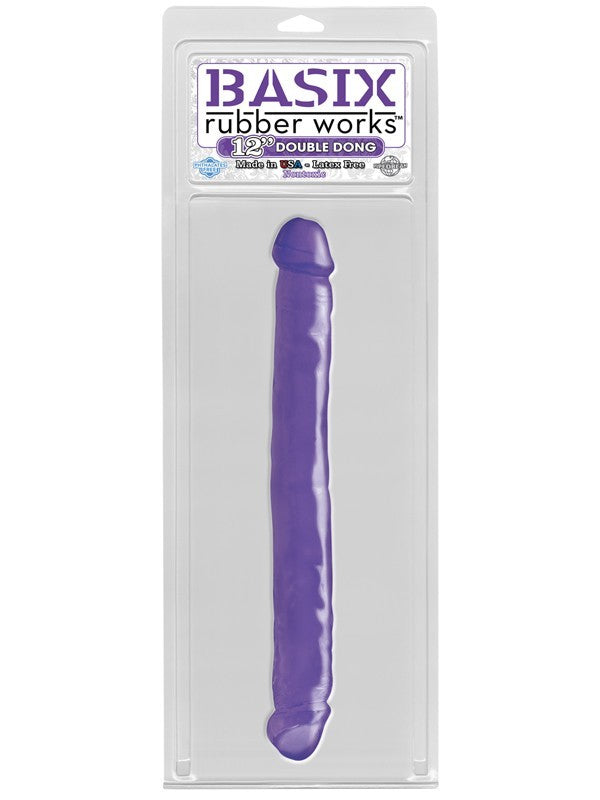 Basix Double Dong 12in. Purple