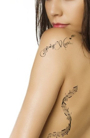 skyn demure 6x9 in. Rock this way 2 tattoo sheets