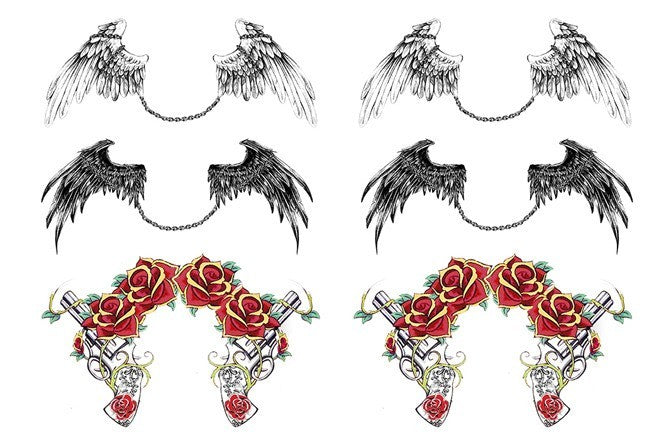 Skyn Demure 4x6 in. Sexy Goddess 2 Tattoo Sheets