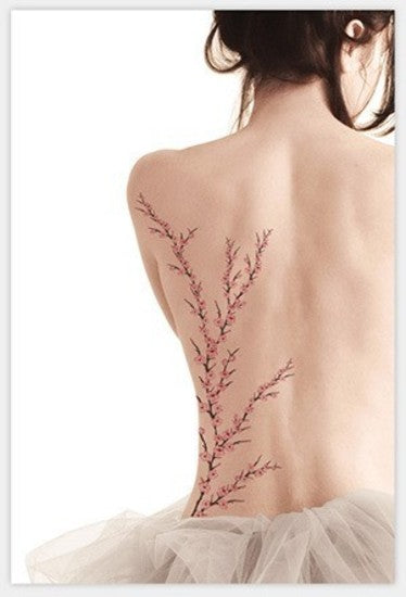 skyn demure 4x6 in. Blossom Beauties 2 tattoo sheets
