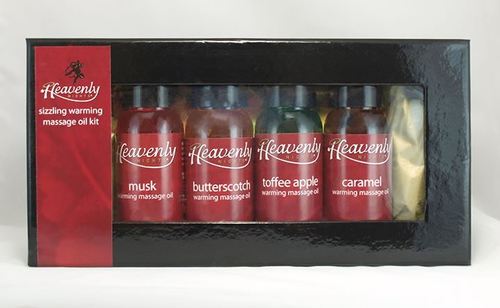 Heavenly Nights Candy Warming Massage Oil Kit