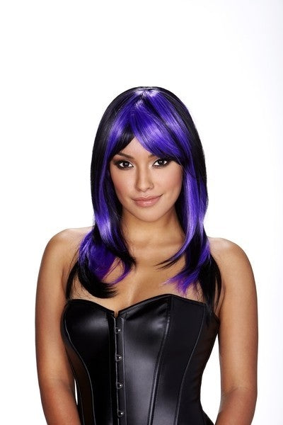 Pleasure Wigs Brianna Purple Black