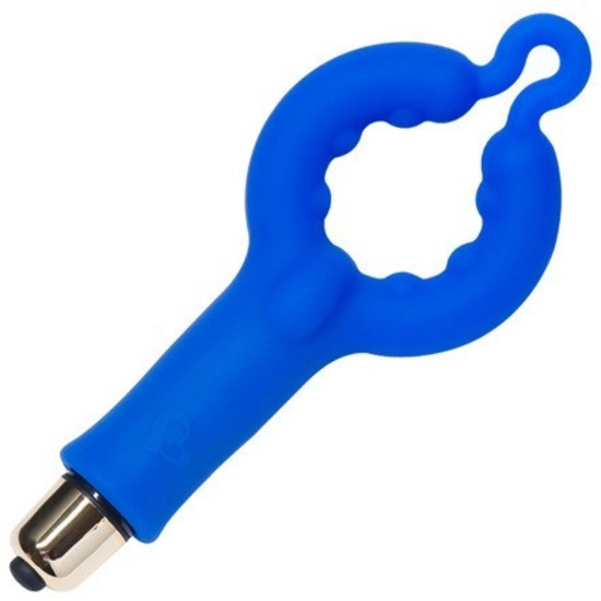 Rocks Off 4US Cock Ring 7 Speed Blue