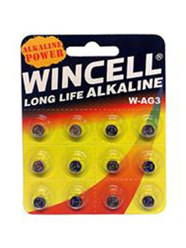 Wincell AG3 LR41 L736 SR41 Cell Batteries (12 pack)