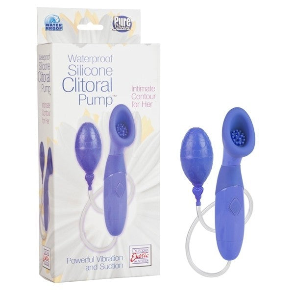 Waterproof Silicone Clitoral Pump Purple