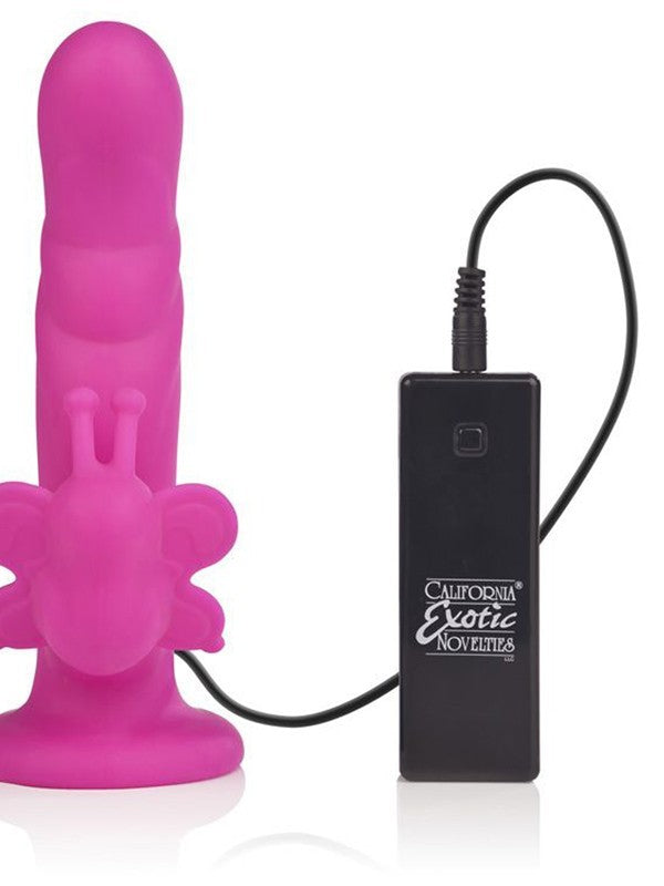 10 Function Silicone Love Rider Butterfly Lover Pink