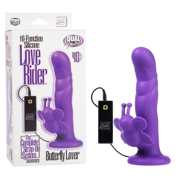 10 Function Silicone Love Rider Butterfly Lover Purple