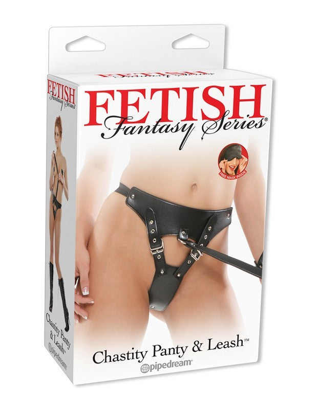 Fetish Fantasy Chastity Panty & Leash